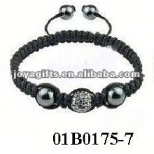 Pulsera cuadrada del shamballa de la manera